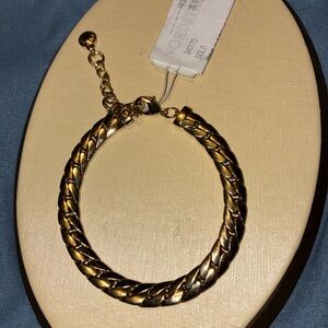 Nordstrom Gold Braided Chain Bracelet for Women